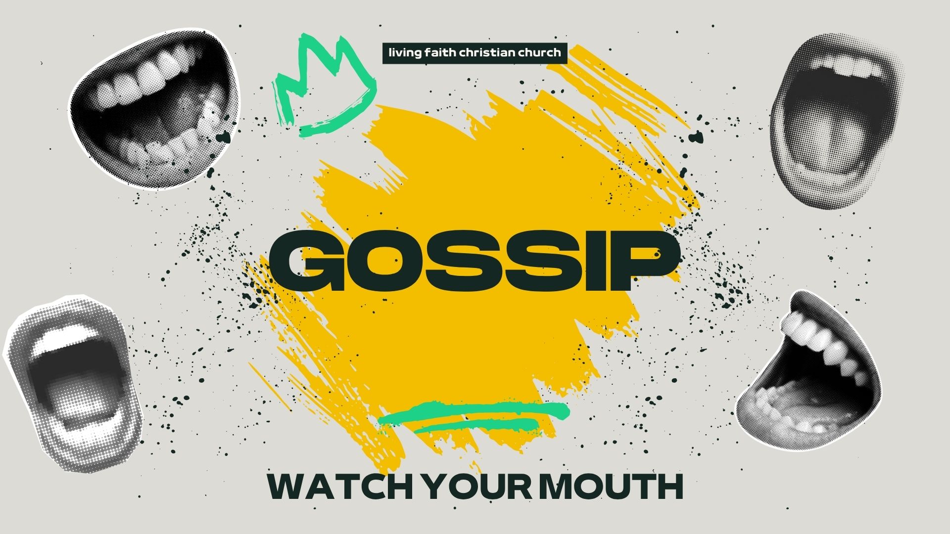 Watch Your Mouth — Gossip sermon artwork