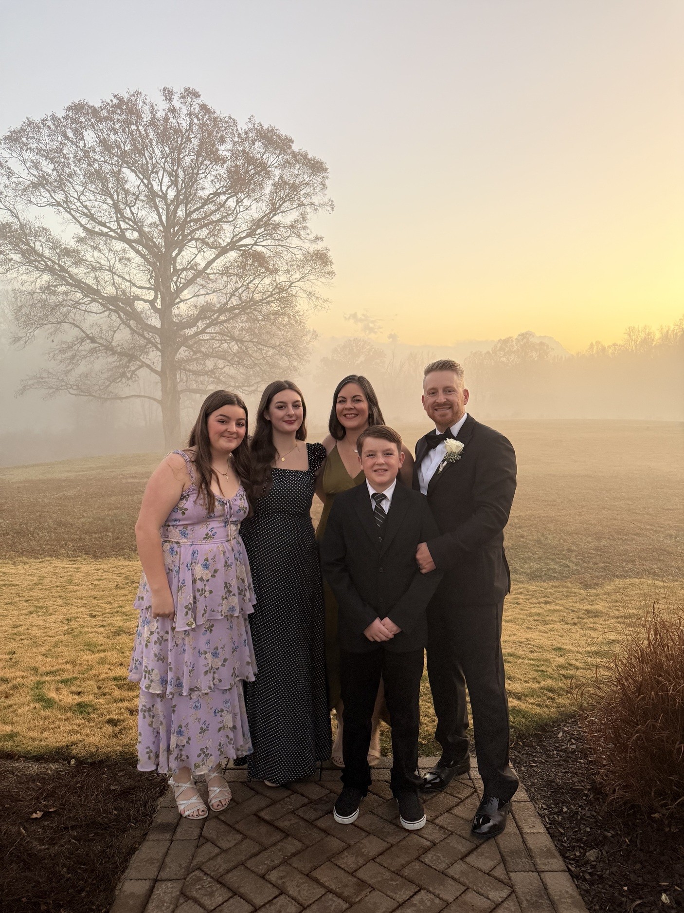 The Gluckin family together